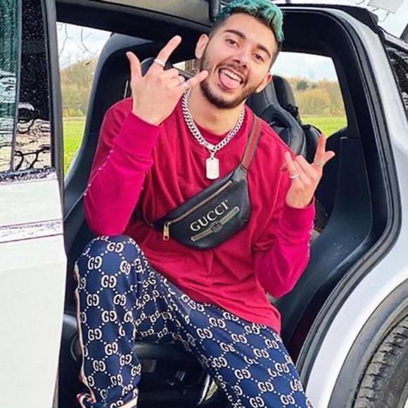 Gucci limited Unisex's print logo belt bag size 90